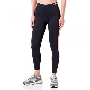 Joma Combi Basic Pantalon Largo Deportivo, Mujer, Negro Coral flúor, L