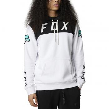 FOX FGMNT Pullover Hoodie - Sudadera con Capucha para Hombre, Color Blanco