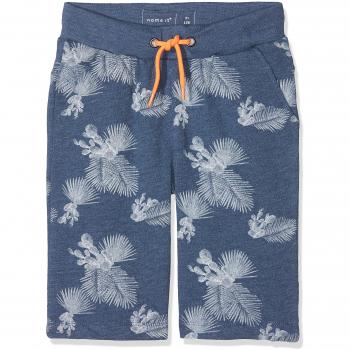 NAME IT Nkmjanik UNB Swe Long Shorts, Bañador para Niños, Azul Vintage Indigo, 146
