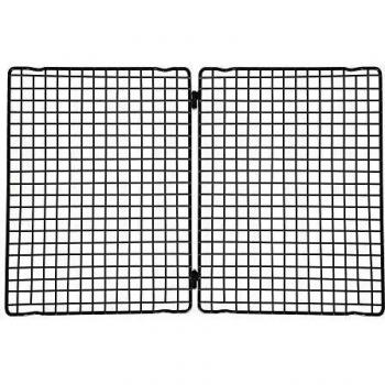 Kaiser 769462 Pâtisserie - Rejilla Raffreddadolci Plegable, Rectangular, 45 x 30 cm Bzw. 23 x 30 cm