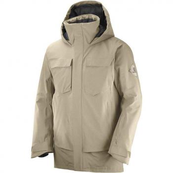 Chaqueta de esquí Salomon Stance Cargo Beige