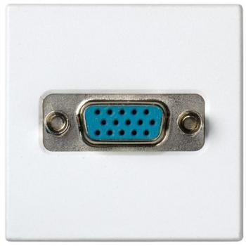 Conector con tapa para vídeo VGA Simon 27 PLAY