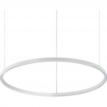 Lámpara colgante de techo circular LED integrada Oracle White aluminio 1 bombilla 9cm 3000K