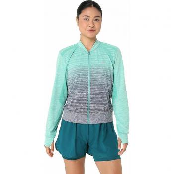 Chaqueta ASICS Seamless para Correr Mujeres - Color Petróleo, Azul Oscuro