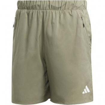 Pantalones cortos de fitness Adidas Icons 3 Stripes 5'' para hombre en color verde