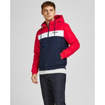 Chaqueta con capucha Rush Roja de Jack & Jones para hombre