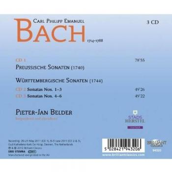 C.P.E. BACH: Preussische und Württembergische Sonaten
