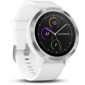 Garmin Vivoactive 3 - Smartwatch con GPS y pulso en la muñeca, Blanco, M/L