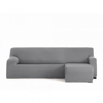 Funda Chaise Longue Brazo Corto Derecho Bielástica Bronx Gris 110 x 110 x 310 cm