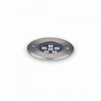 Luz LED Empotrada para Piso Ideal Lux 6W 780lm 3000K IP67 Acero inoxidable