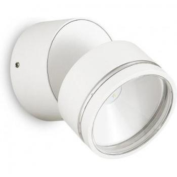 Foco Bombilla Omega 1 Cristal Metal Blanco IP54 4000K