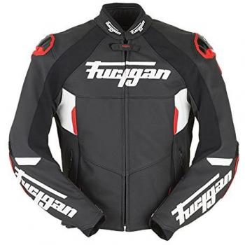 Furygan Jack Cobra, negro/blanco/rojo, talla 3 X L