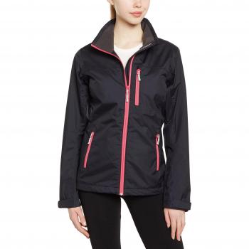 Helly Hansen Women's W Crew Waterproof Sailing Jacket - Navy, Size S