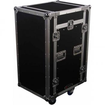 Odyssey FZSRP1116W Flight Zone Space Saver Combo Rack Case w/Wheels