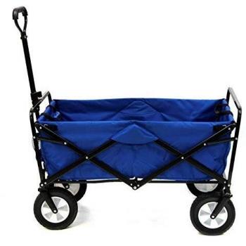 MacSports Outdoor Utility Wagon, Steel, Solid Blue