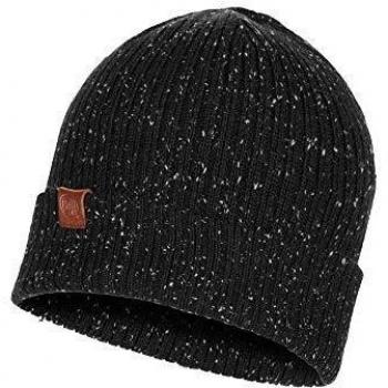 Buff Men's Knitted Hat, Black, One Size