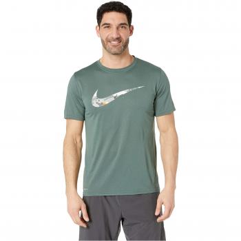 Nike M NK Dry Leg tee Camo SWSH T-Shirt, Hombre, Mineral Spruce Aura, XL