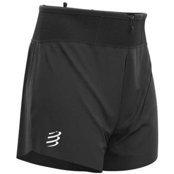 Pantalones Cortos Deportivos para Hombre Compressport Trail Racing Negro