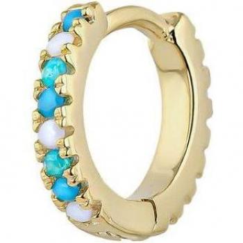Ear Candy - Piercing aro Issey de plata bañado en oro amarillo 18k