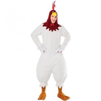 Disfraz de Gallo Talla Mediana/Grande Kimokawaii - Diseño Original con Capucha y Relleno