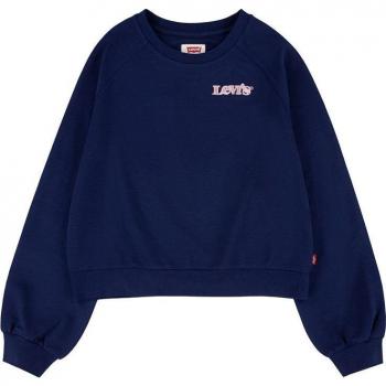 Sudadera Levi's Benchwarmer Crew Niña Azul Oscuro