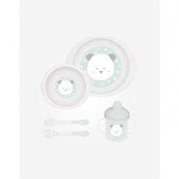 Vajilla Pocket 5 Piezas Microondas Verde Menta Sweet & Fun