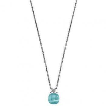 Morellato Gemma Blue Sterling Silver Pendant Necklace