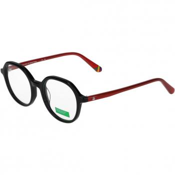 United Colors of Benetton 1075 001 Armazones para Mujer Negros con lentes recetados