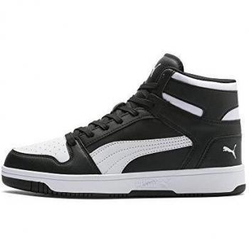 PUMA Unisex Rebound Layup SL Trainers, Black White, 9.5 UK