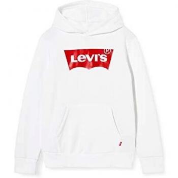 Levi'S Kids Lvb Batwing Screenprint Sudadera Con Capucha Blanco (White) Niños 16 Años