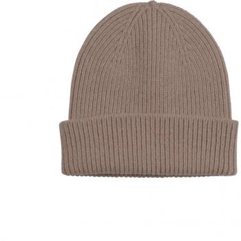 Colorful Standard Merino Wool Beanie in Warm Taupe