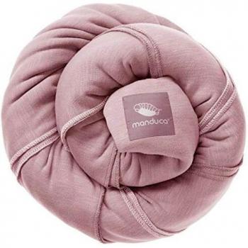 Manduca Fular Portabebés Sling Rosa - Tragetuch Elástico para Bebés de 3,5 kg a 15 kg, Fabricado en Jersey de Algodón Orgánico