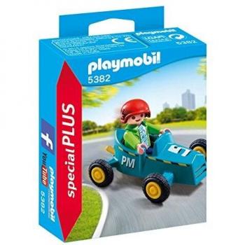 PLAYMOBIL Especiales Plus- Boy with Go-Kart Figura con Accesorios, Multicolor