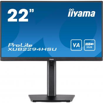 iiyama ProLite XUB2294HSU-B2 Monitor 21.5 VA LED Full HD 1920x1080 75Hz FreeSync HDMI USB Flicker-Free Black