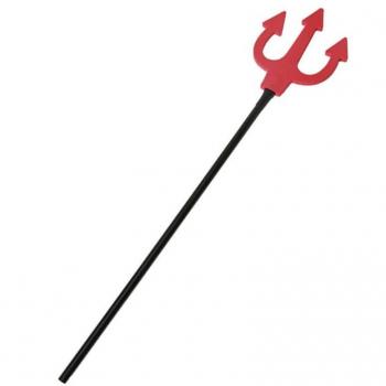 Tridente Rojo y Negro EVA Infantil 58 cm