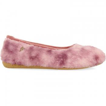 Zapatillas de casa tipo bailarina Nude confeccionadas con material reciclado y diseño elegante