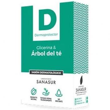 Jabón de Glicerina con Aceite de Árbol del Té 100 gramos de Sanasur