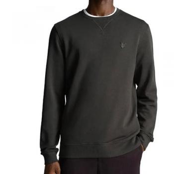 Lyle & Scott Men's Tonal Eagle Crew Neck Sweatshirt - Grey - Extra Large