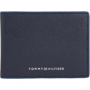 Cartera Plegable de Piel Granulada Marino Tommy Hilfiger para Hombre