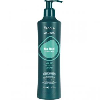 Mascarilla Anti Rojo Fanola Wonder No Red 350ml - Mascarilla Neutralizante para Cabello Oscuro
