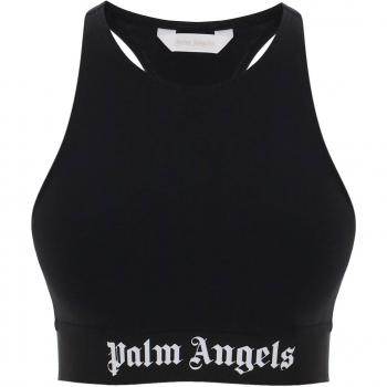 Palm Angels Sport Bra with Branded Band - XS Black
