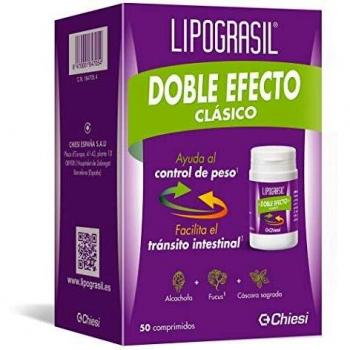 Lipograsil Clásico Doble Efecto - Ingredientes de Origen natural - Tránsito intestinal - 50 Comprimidos