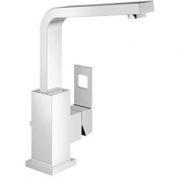 Grohe 2313500e Eurocube - Grifo de lavabo, Cuerpo liso, L