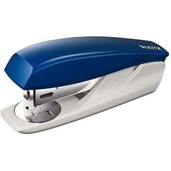 Grapadora Leitz NeXXt 5501, capacidad para 25 hojas (80 g/m²), color azul, incluye grapas