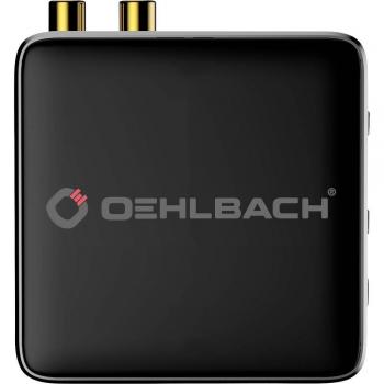 Oehlbach BTR Evolution 5.1 - Transmisor/Receptor Bluetooth 5.1, aptX, 10 m, Doble Emparejamiento, Alta Fidelidad