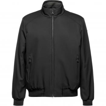 Geox Vincit Men's Jacket with Stand Collar - Black, Size 56