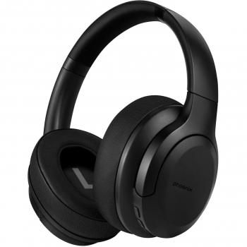 Phoenix Aeris Auriculares Inalámbricos con Micrófono, Bluetooth, Deportivos de Diadema, Cancelación de Ruido Activa (ANC), Chipset Realtek - Negro