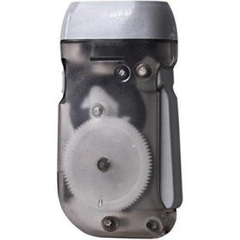 Flashlight,LANDFOX Wind Up presionado a mano manivela linterna LED que acampa de emergencia