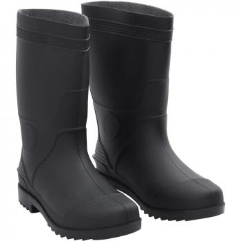 Botas de Agua de Lluvia Impermeables Antideslizantes PVC Negros Talla 38-43