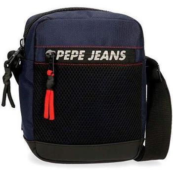 Pepe Jeans Split Bandolera Azul 16x21x7 cms Poliéster